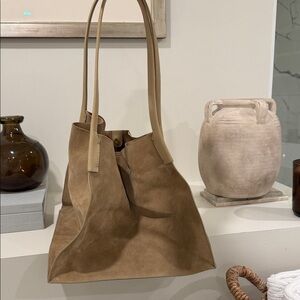 J. Crew Tan Suede Tote Bag